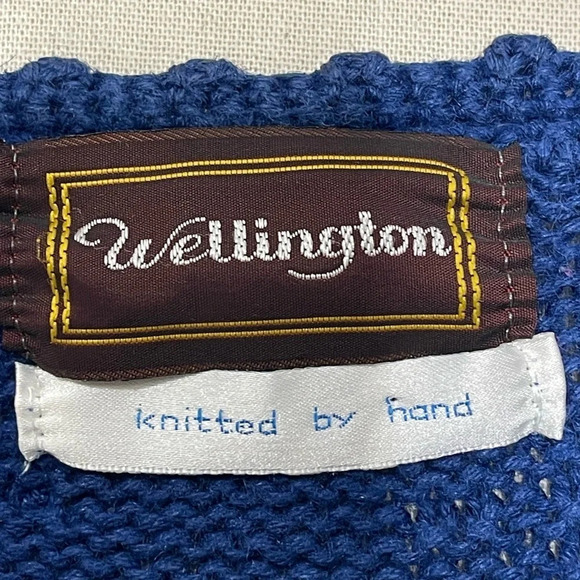 Wellington Long Sleeve Mandala Boho Embroidered Floral Hand Knit Women's Sweater - Picture 8 of 8